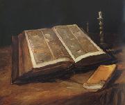 Vincent Van Gogh Still Life with Bible (nn04) oil painting